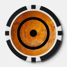 Geomantischer Hexenstein Pokerchips