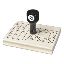 Geomantischer Schild und Hauscharakter - Briefmark