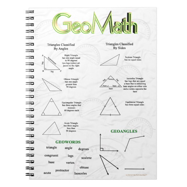 GeoMath-Notebook Notizblock (Vorderseite)