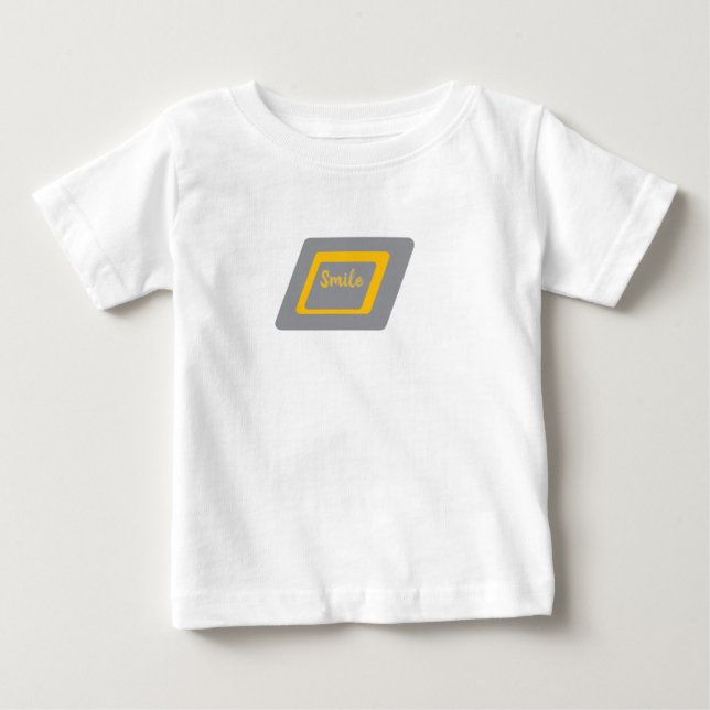 Geometische Form Baby T-shirt (Vorderseite)