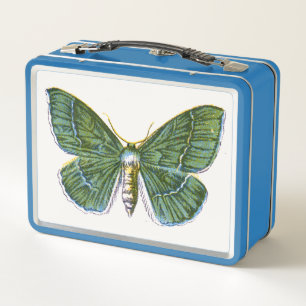 Geometra papilionaria - The Large Emerald Moth Metall Brotdose
