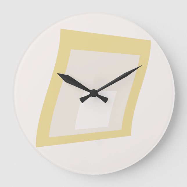 Geometria de Geomesky von Masanser Pixat Große Wanduhr (Vorderseite)
