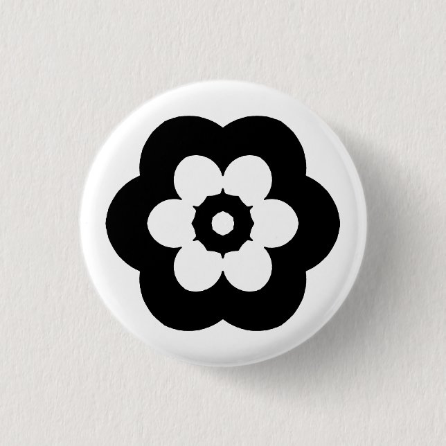 Geometric 290514 (3) - Black Button (Vorderseite)