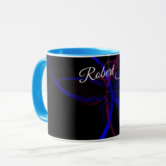 Geometric Abstraction Coffee Mug Tasse (Vorderseite Links)