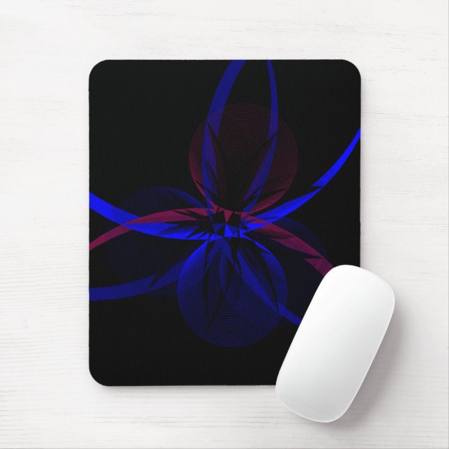 Geometric Abstraction Mouse Pad Mousepad (Mit Mouse)