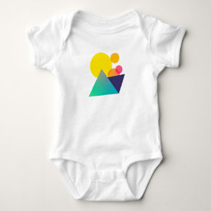 Geometric Abstrakt Baby Tshirt