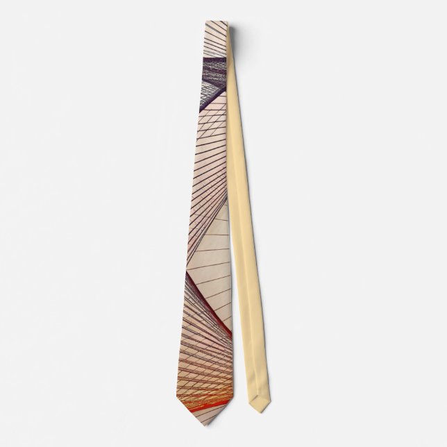 Geometric Abstrakt Men Neck Tie Krawatte (Vorderseite)