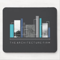 Geometric Architecture Blue & Gray