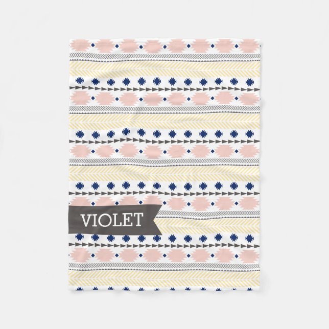 Geometric Baby Blanket Fleecedecke (Vorderseite)