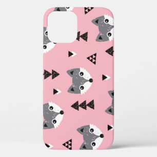 Geometric Baby Fox Woodland Pattern Case-Mate iPhone Hülle