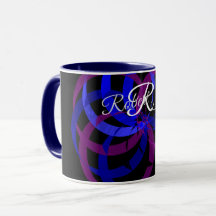Geometric Berry Blend Coffee Mug