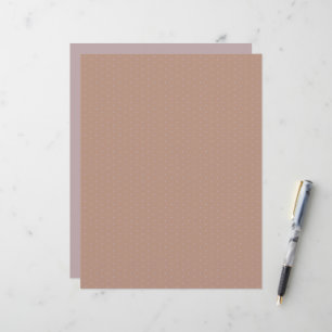 Geometric Brown Polka Dots Scrapbook Paper
