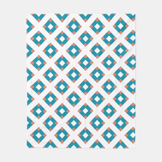 Geometric Charm Fleece Blanket (Vorderseite)