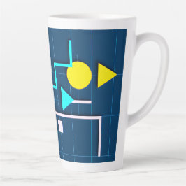 Geometric Circuit Mug Milchtasse