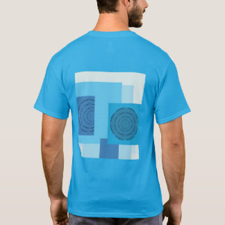 Geometric Colorblock For Men's Tee