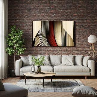Geometric Convergence Leinwanddruck