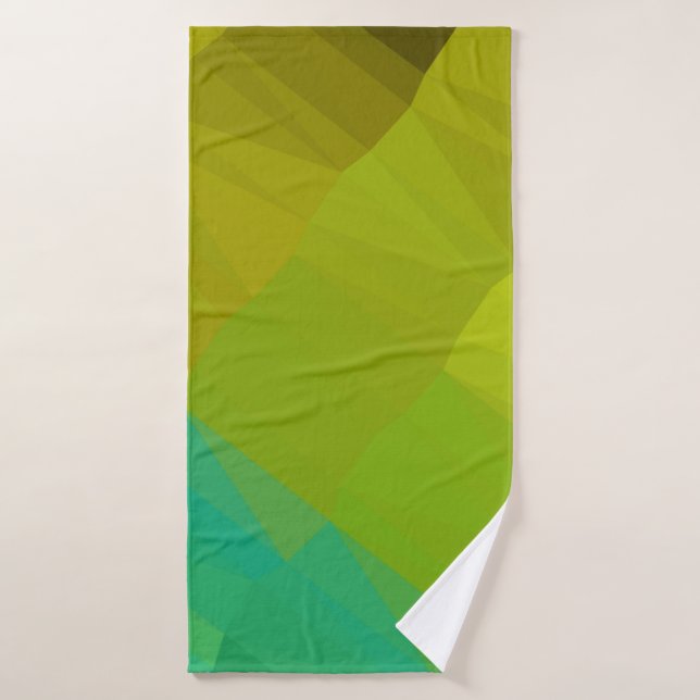 Geometric design. Colorful gradient background. Ge Badehandtuch (Badehandtuch)