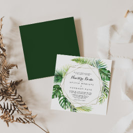 Geometric Destination Nuestra Boda Wedding Einladung