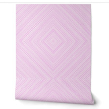 Geometric Diamond Pattern Girly Pink