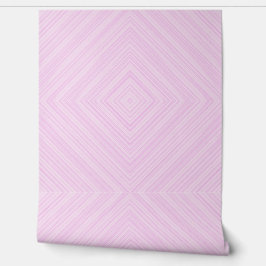 Geometric Diamond Pattern Girly Pink Tapete