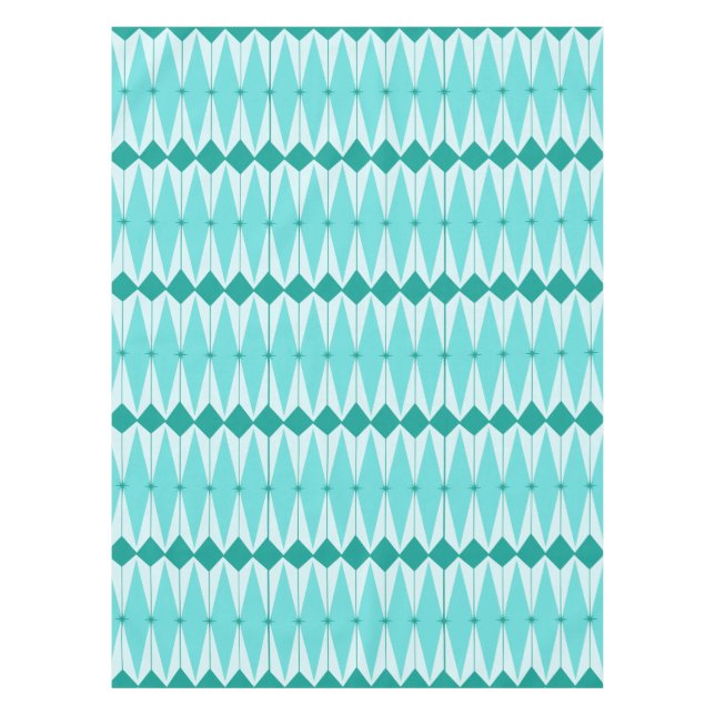 Geometric Diamonds & Starbursts Tablecloth Tischdecke (Vorderseite)