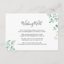 Geometric Eukalyptus Greenerity Wishing Well Card Begleitkarte
