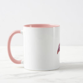 Geometric Flamingo Tasse