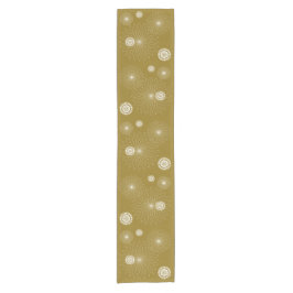 Geometric Flower〜カーキ〜 Kurzer Tischläufer