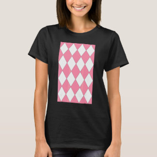 Geometric Large Harlequin Pattern Baker Miller Pin T-Shirt