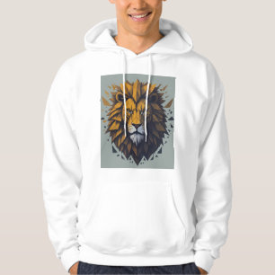 Geometric Lion Roar" T - Shirt