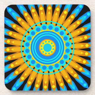 Geometric Mandala Art Circle Design 48256 Getränkeuntersetzer