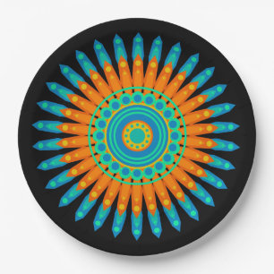 Geometric Mandala Art Circle Design-48256 Pappteller