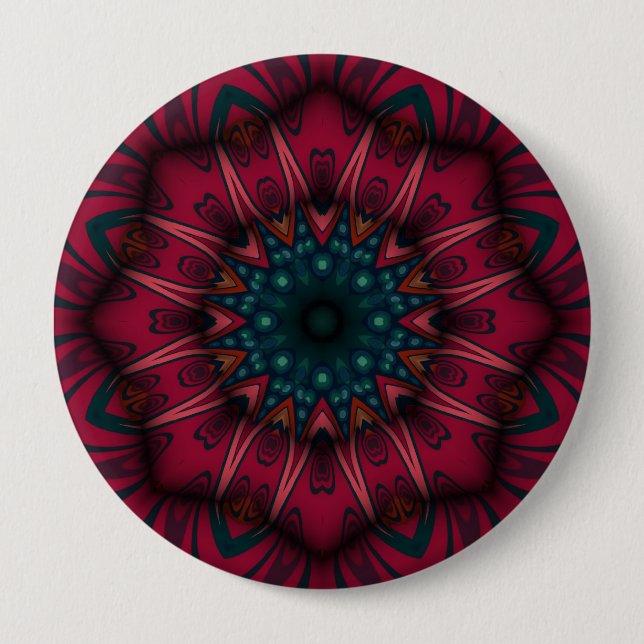Geometric Mandala Button (Vorderseite)