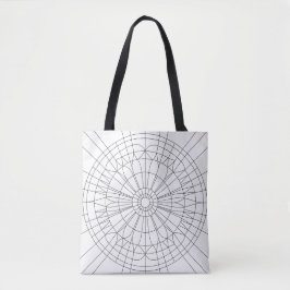 Geometric Mandala Pattern Tasche