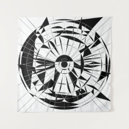 Geometric Mandala Pattern Wandteppich