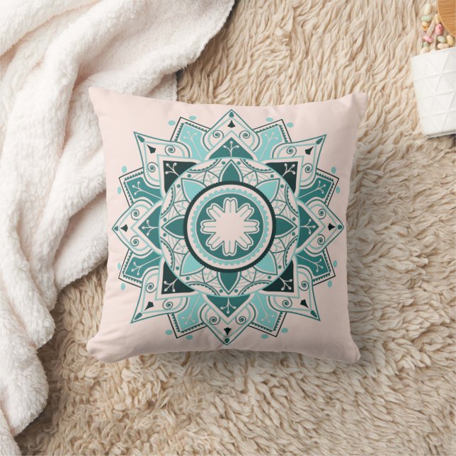 Geometric Mandala, Sleep Beruhigung Kissen (Decke)