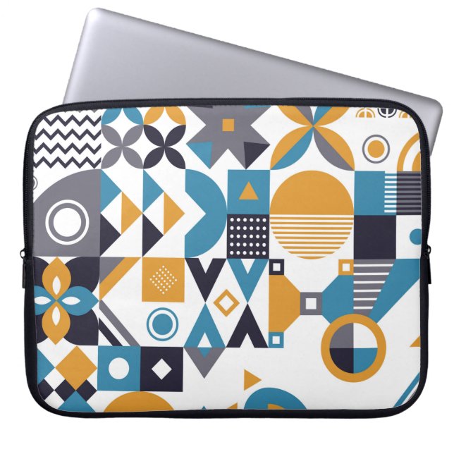 Geometric minimalistic pattern. Abstract designpat Laptopschutzhülle (Vorderseite)