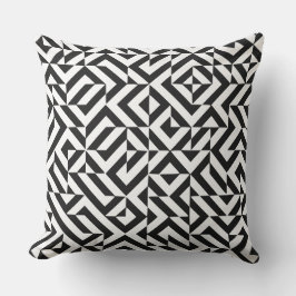 Geometric Modern Abstract Jumble Hand Garden Decor Kissen
