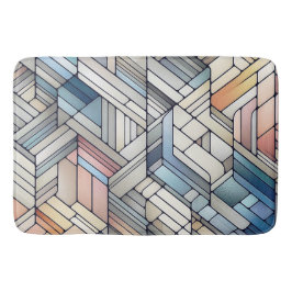 Geometric Mosaic Badematte