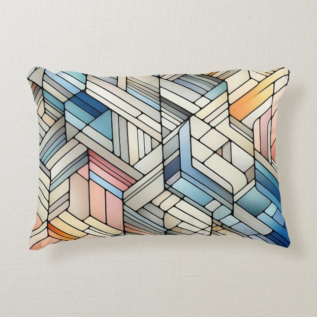 Geometric Mosaic Dekokissen (Vorderseite)