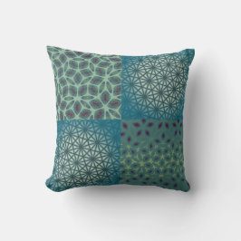 Geometric Mosaic Fusion Kissen