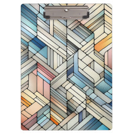 Geometric Mosaic Klemmbrett