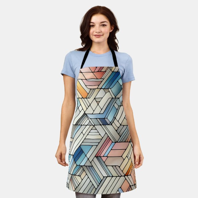 Geometric Mosaic Schürze (Getragen)