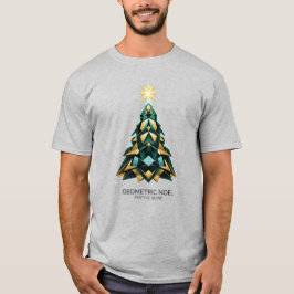 Geometric Noël Festive Glow Christmas Apparel T-Shirt