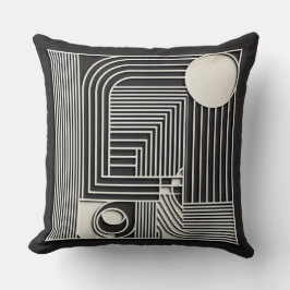 Geometric Orbit Lines Kissen