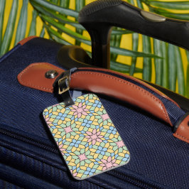 Geometric Pastel Pattern Gepäckanhänger