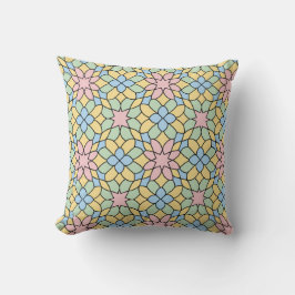 Geometric Pastel Pattern Kissen