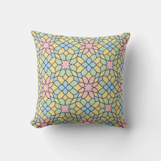 Geometric Pastel Pattern Kissen