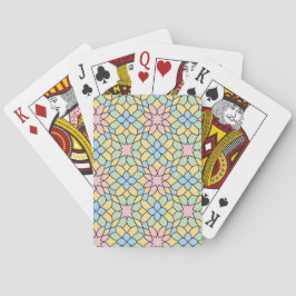 Geometric Pastel Pattern Spielkarten