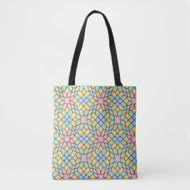 Geometric Pastel Pattern Tasche